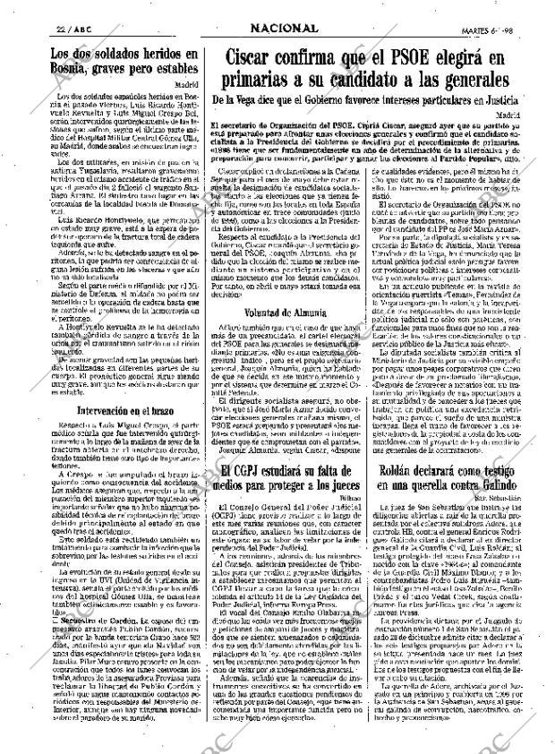 ABC SEVILLA 06-01-1998 página 22