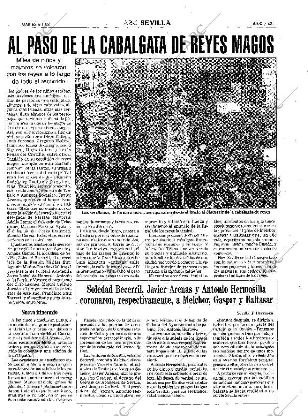 ABC SEVILLA 06-01-1998 página 43