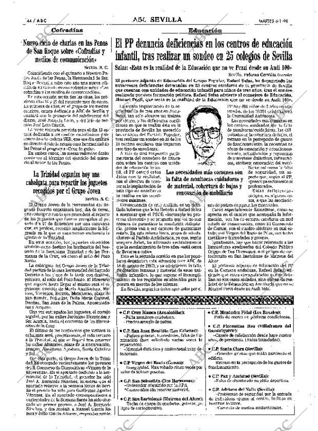 ABC SEVILLA 06-01-1998 página 44