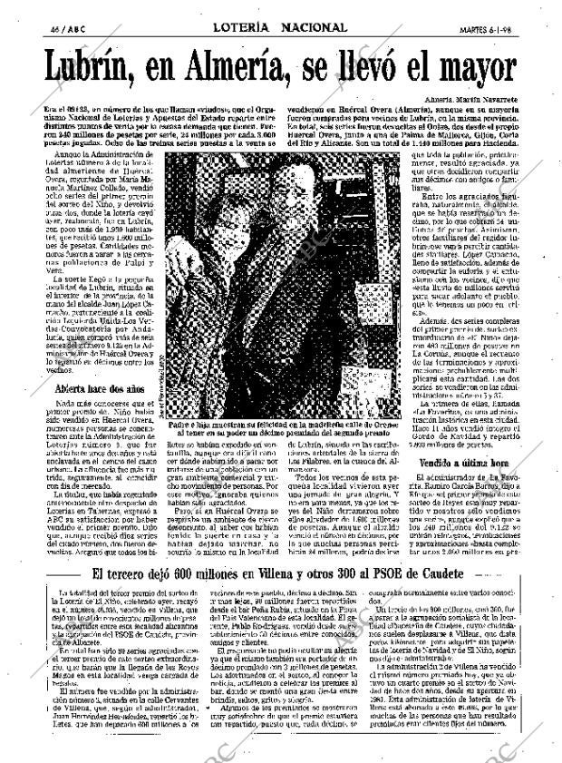 ABC SEVILLA 06-01-1998 página 46