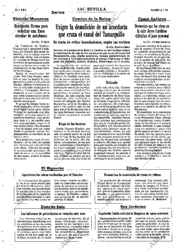 ABC SEVILLA 06-01-1998 página 52