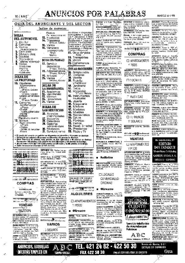 ABC SEVILLA 06-01-1998 página 80