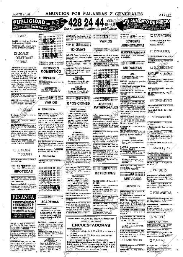 ABC SEVILLA 06-01-1998 página 81