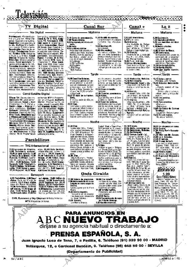 ABC SEVILLA 06-01-1998 página 94