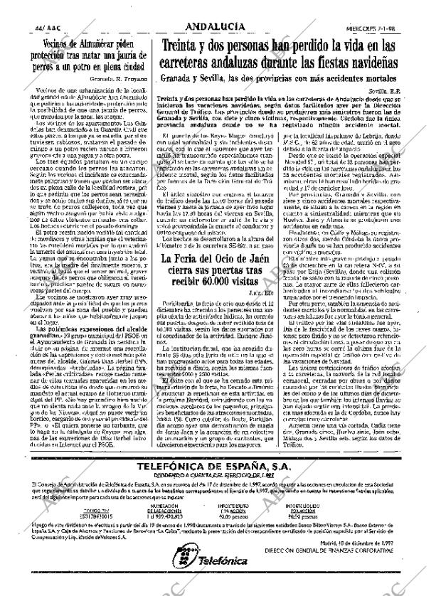 ABC SEVILLA 07-01-1998 página 44