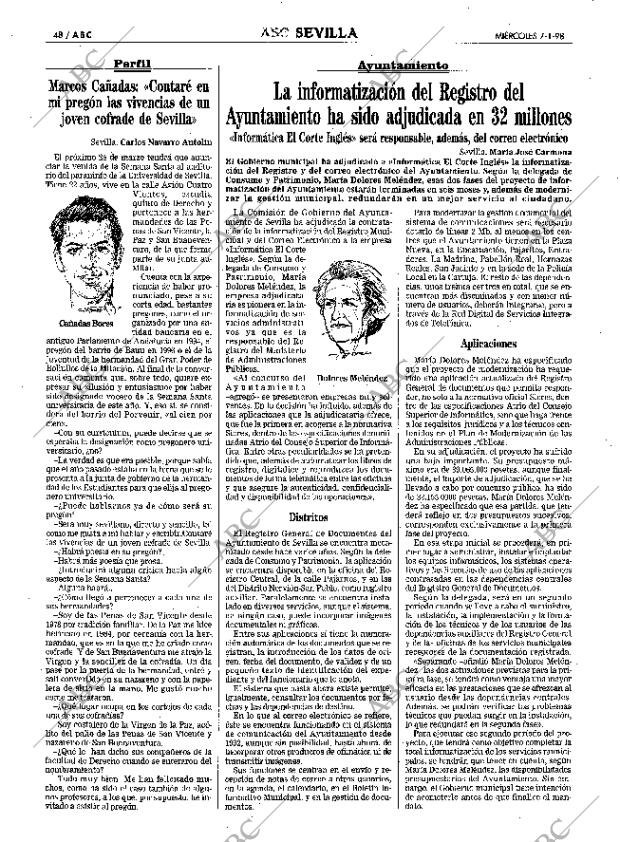 ABC SEVILLA 07-01-1998 página 48