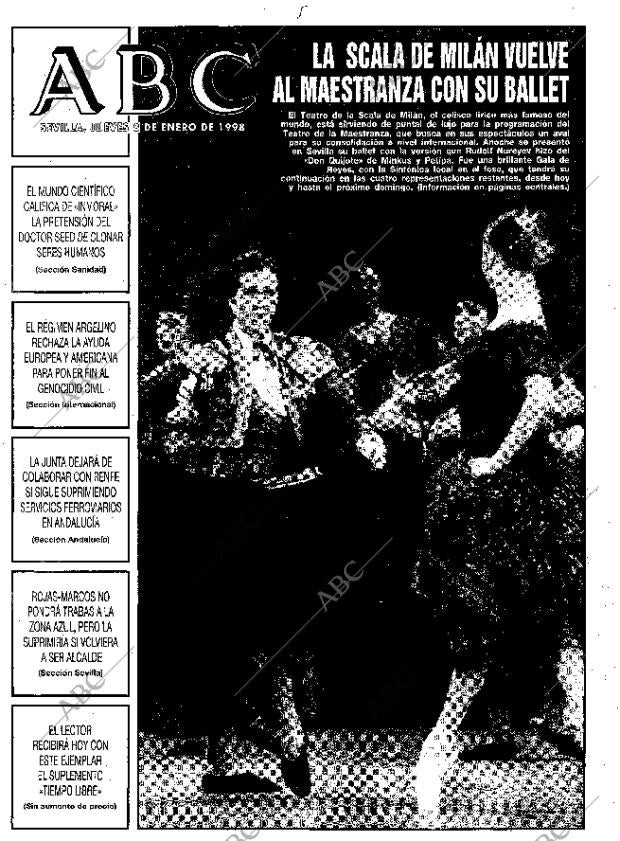 ABC SEVILLA 08-01-1998 página 1