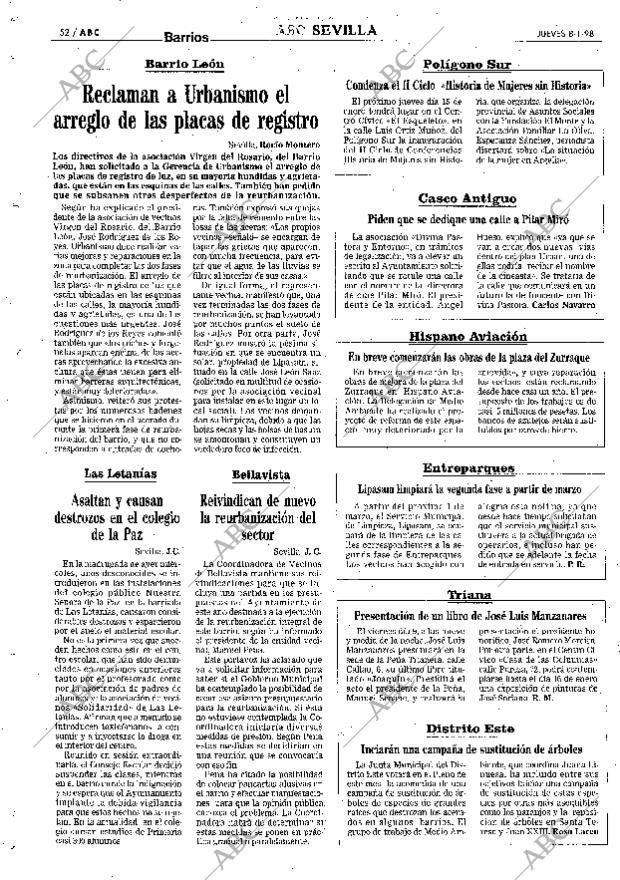 ABC SEVILLA 08-01-1998 página 52