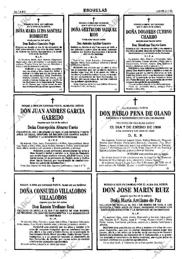 ABC SEVILLA 08-01-1998 página 84
