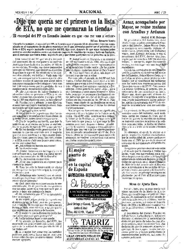 ABC MADRID 09-01-1998 página 23