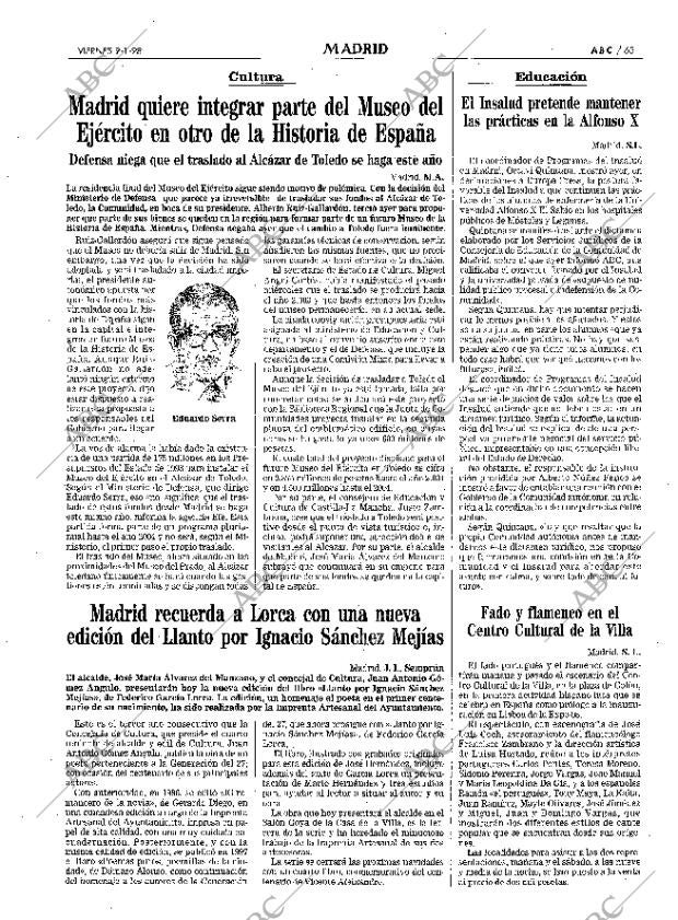 ABC MADRID 09-01-1998 página 63