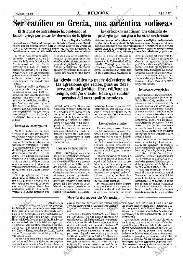 ABC MADRID 09-01-1998 página 77