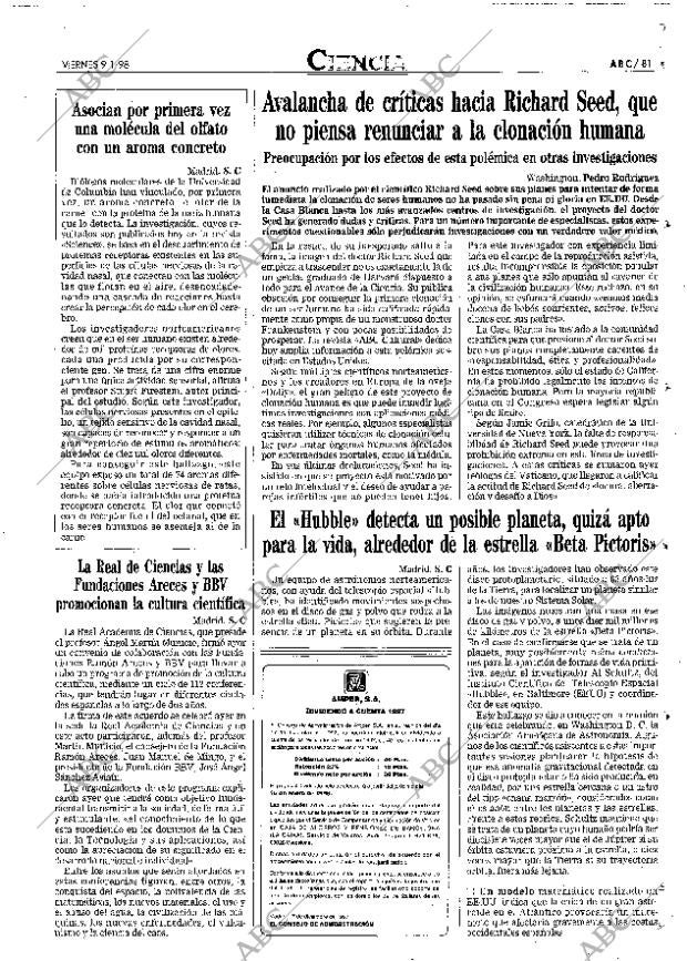 ABC MADRID 09-01-1998 página 81