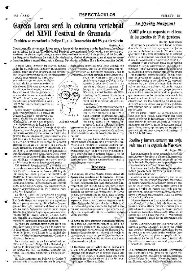 ABC MADRID 09-01-1998 página 92