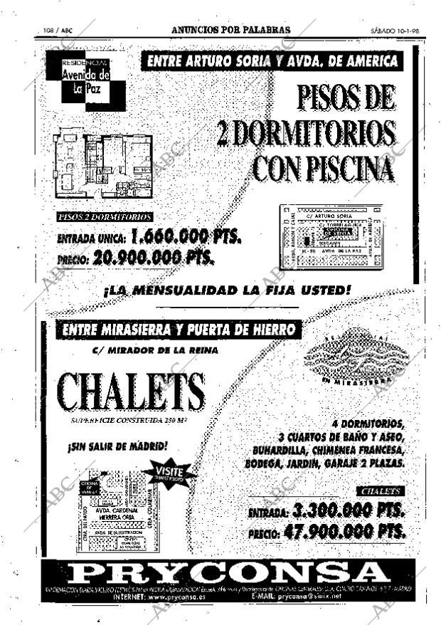 ABC MADRID 10-01-1998 página 108