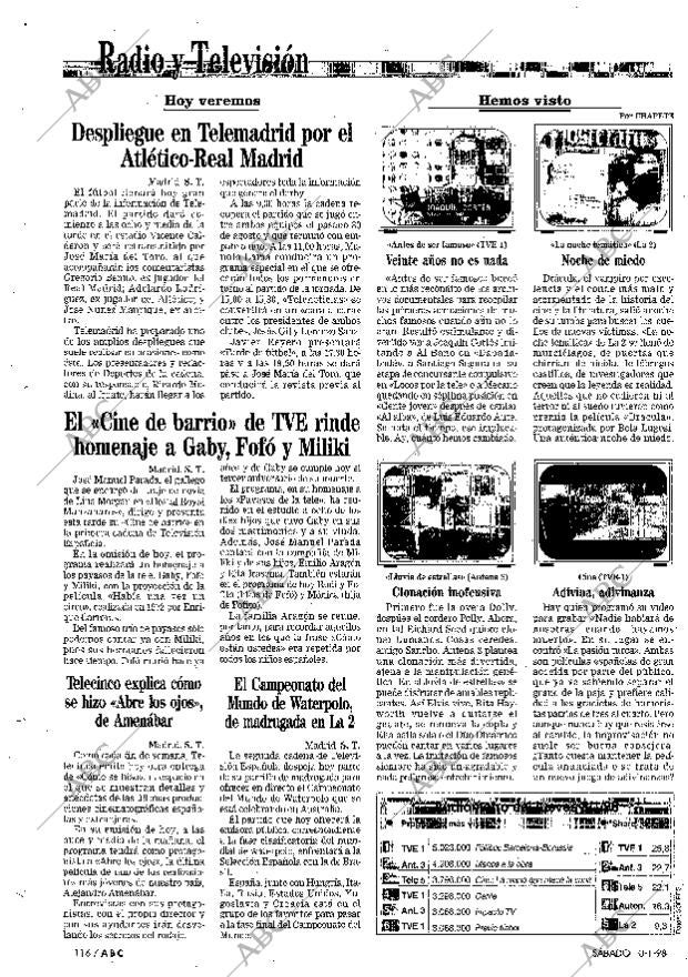 ABC MADRID 10-01-1998 página 116
