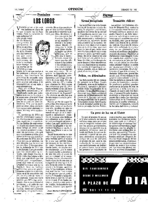 ABC MADRID 10-01-1998 página 16