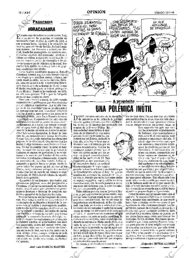 ABC MADRID 10-01-1998 página 18