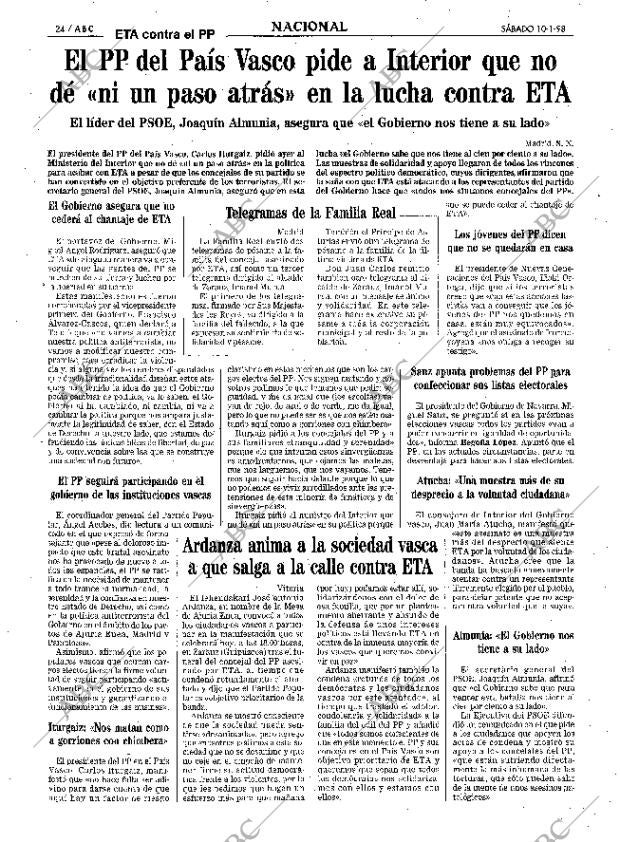 ABC MADRID 10-01-1998 página 24