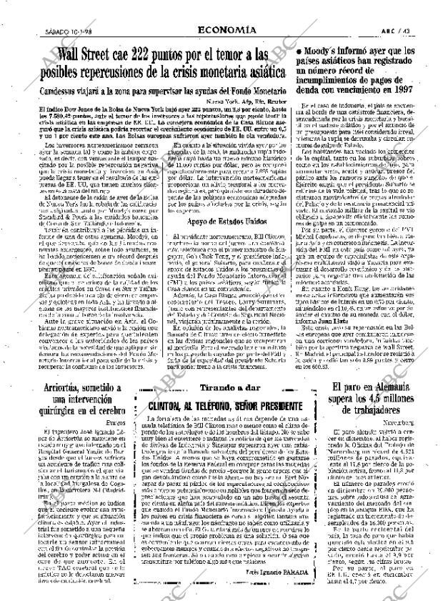 ABC MADRID 10-01-1998 página 43