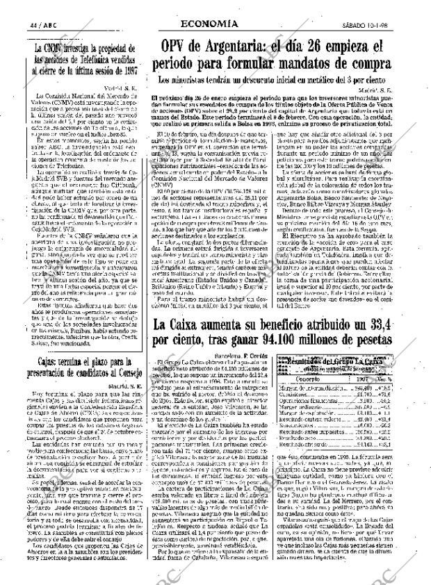 ABC MADRID 10-01-1998 página 44