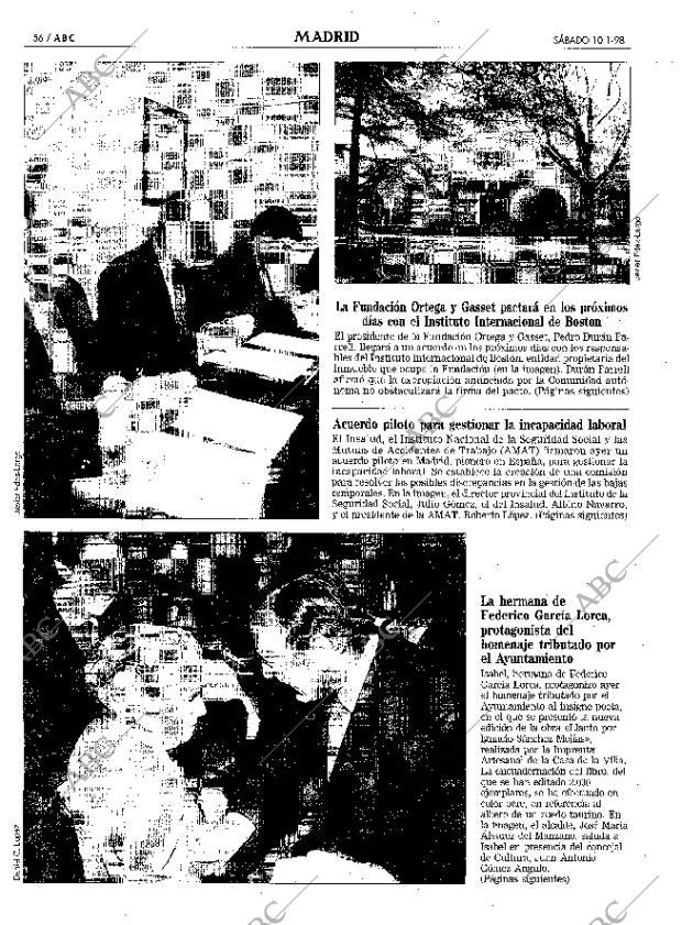 ABC MADRID 10-01-1998 página 56