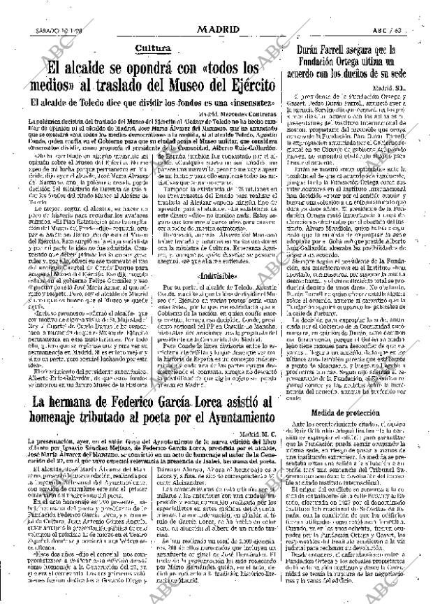 ABC MADRID 10-01-1998 página 63