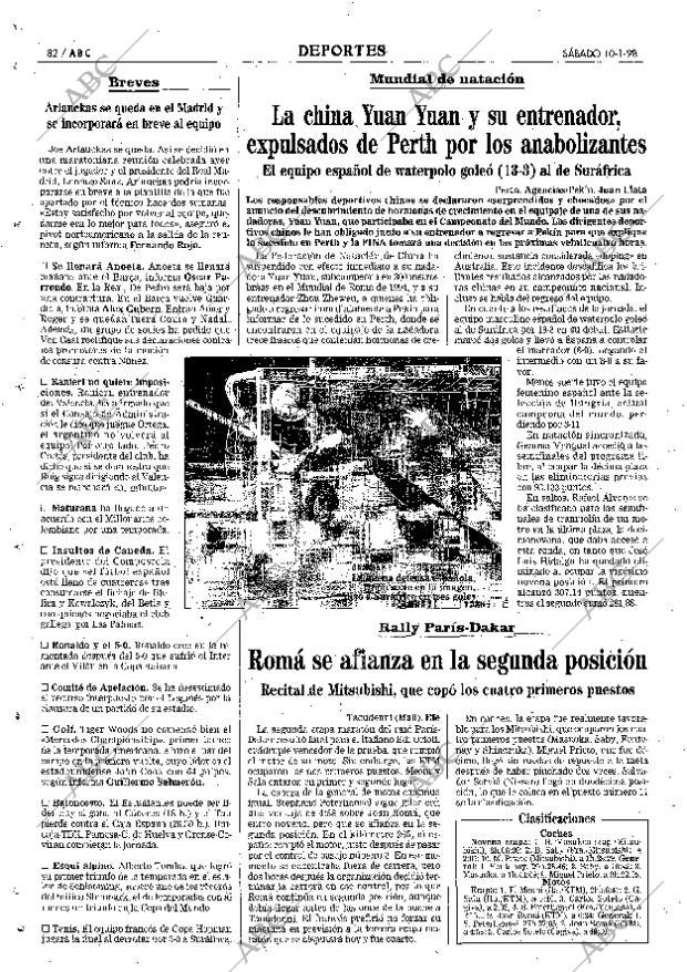 ABC MADRID 10-01-1998 página 82