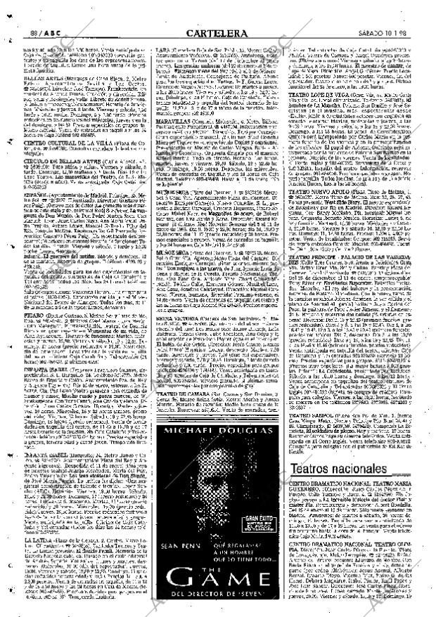 ABC MADRID 10-01-1998 página 88