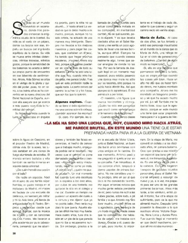 BLANCO Y NEGRO MADRID 11-01-1998 página 38