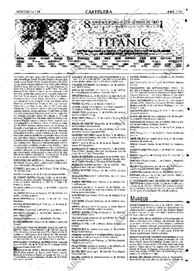 ABC MADRID 14-01-1998 página 101