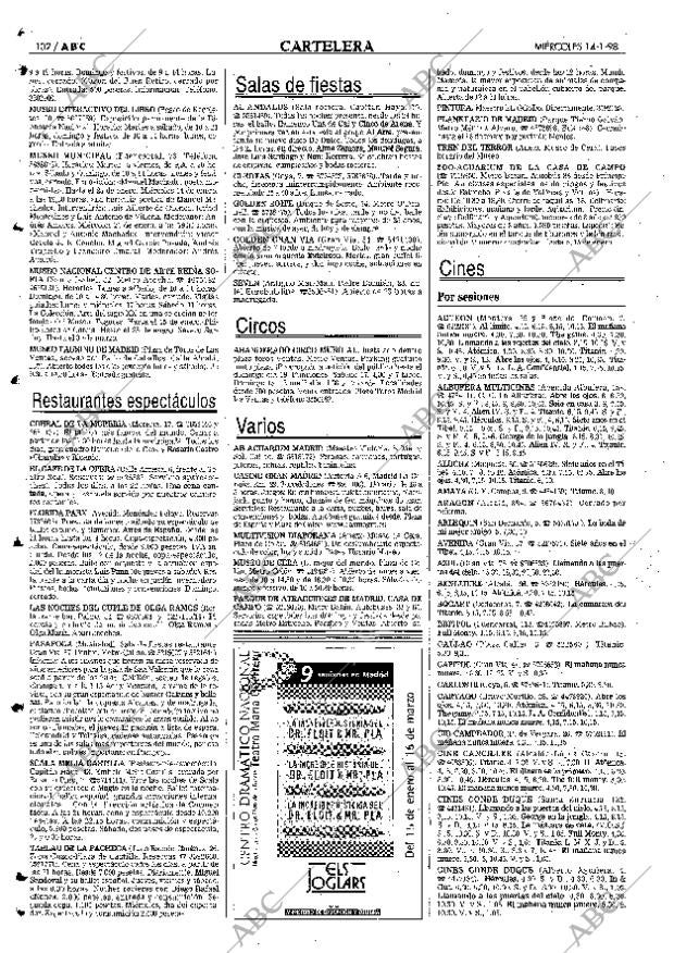ABC MADRID 14-01-1998 página 102