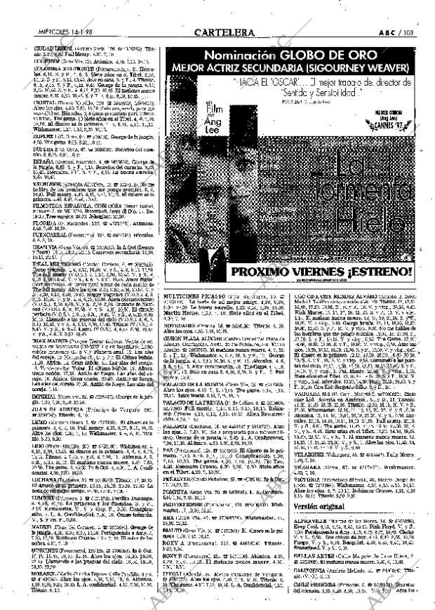 ABC MADRID 14-01-1998 página 103