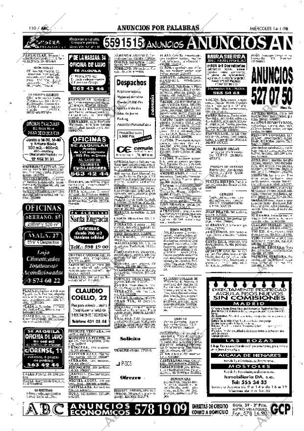 ABC MADRID 14-01-1998 página 110