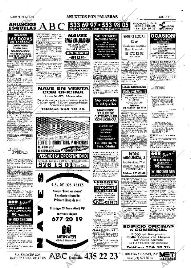 ABC MADRID 14-01-1998 página 113