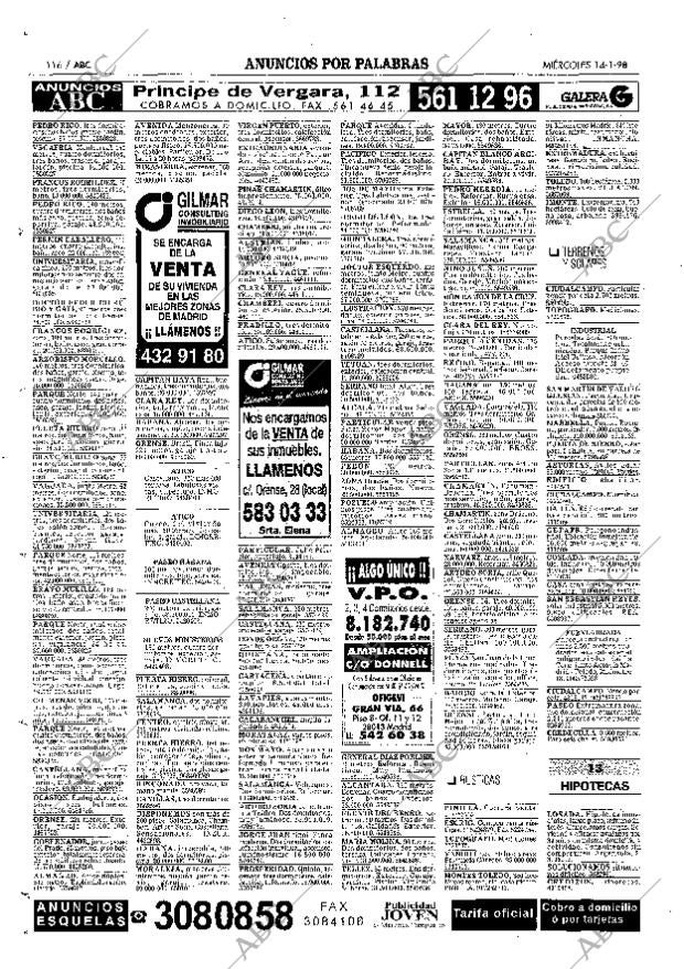 ABC MADRID 14-01-1998 página 116