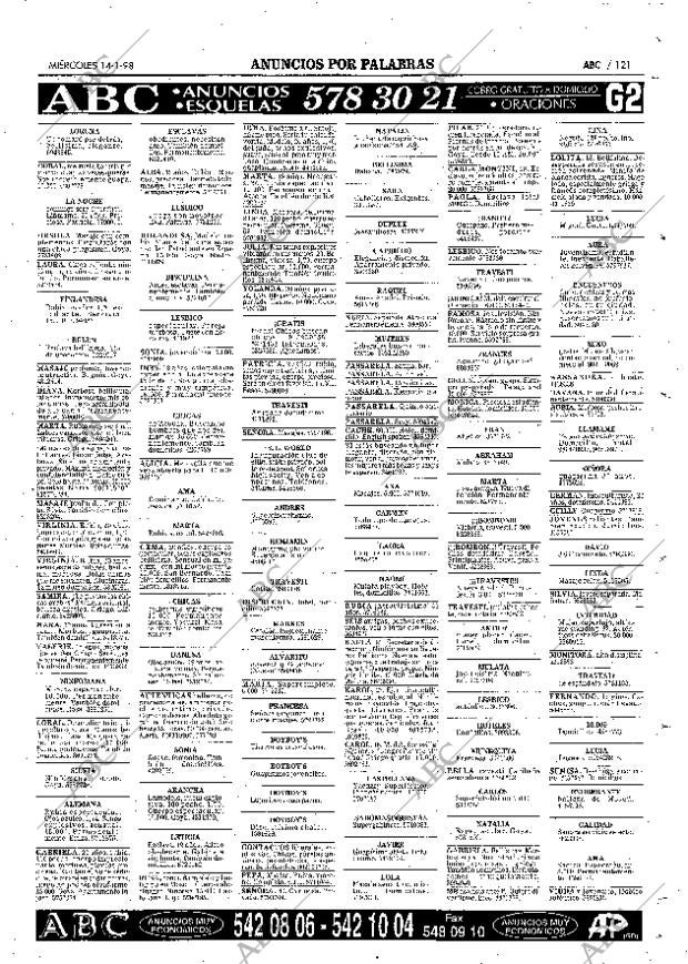ABC MADRID 14-01-1998 página 121