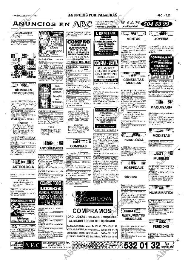 ABC MADRID 14-01-1998 página 123