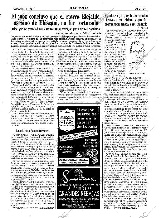 ABC MADRID 14-01-1998 página 23