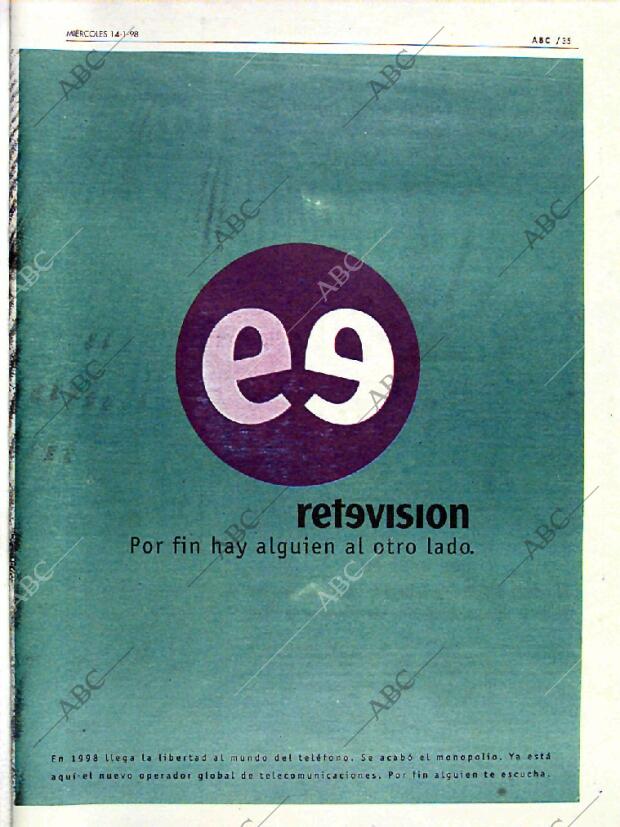 ABC MADRID 14-01-1998 página 35