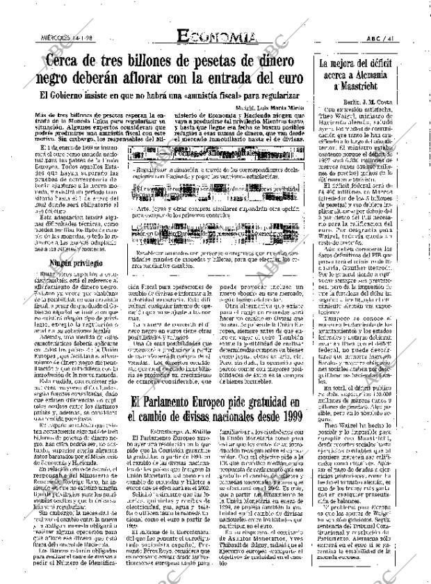 ABC MADRID 14-01-1998 página 41