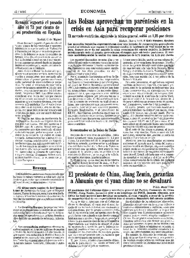 ABC MADRID 14-01-1998 página 42
