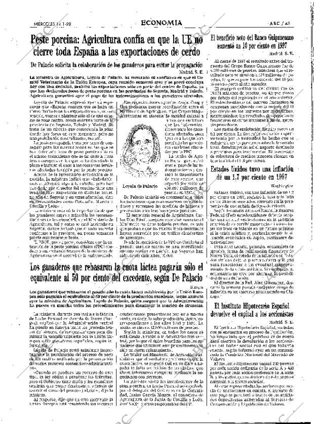 ABC MADRID 14-01-1998 página 45