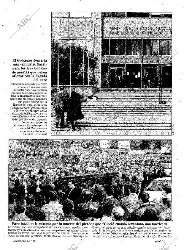 ABC MADRID 14-01-1998 página 5