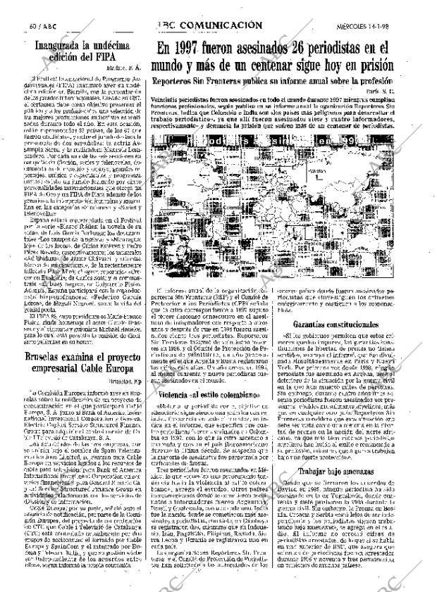 ABC MADRID 14-01-1998 página 60