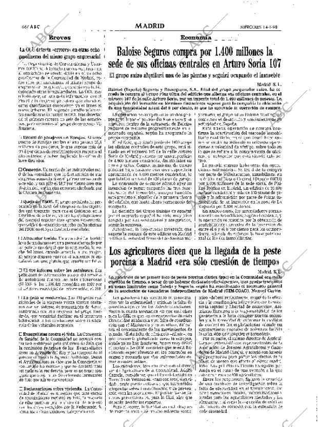ABC MADRID 14-01-1998 página 66