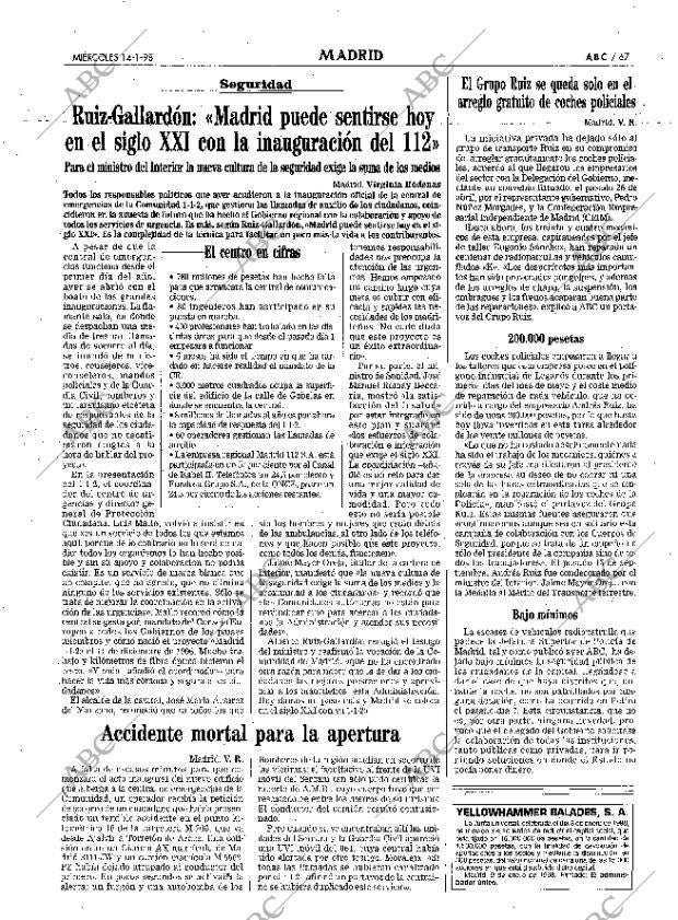ABC MADRID 14-01-1998 página 67