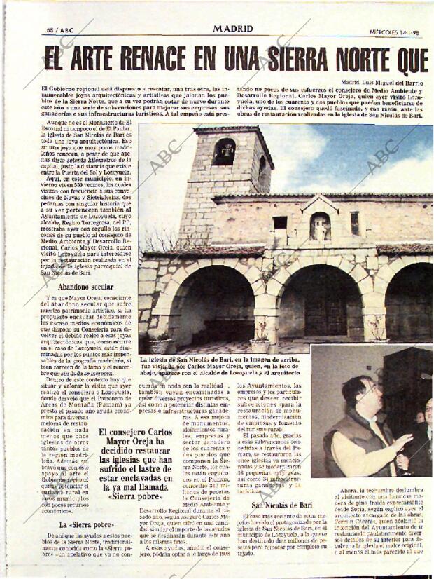 ABC MADRID 14-01-1998 página 68