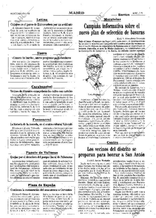ABC MADRID 14-01-1998 página 71