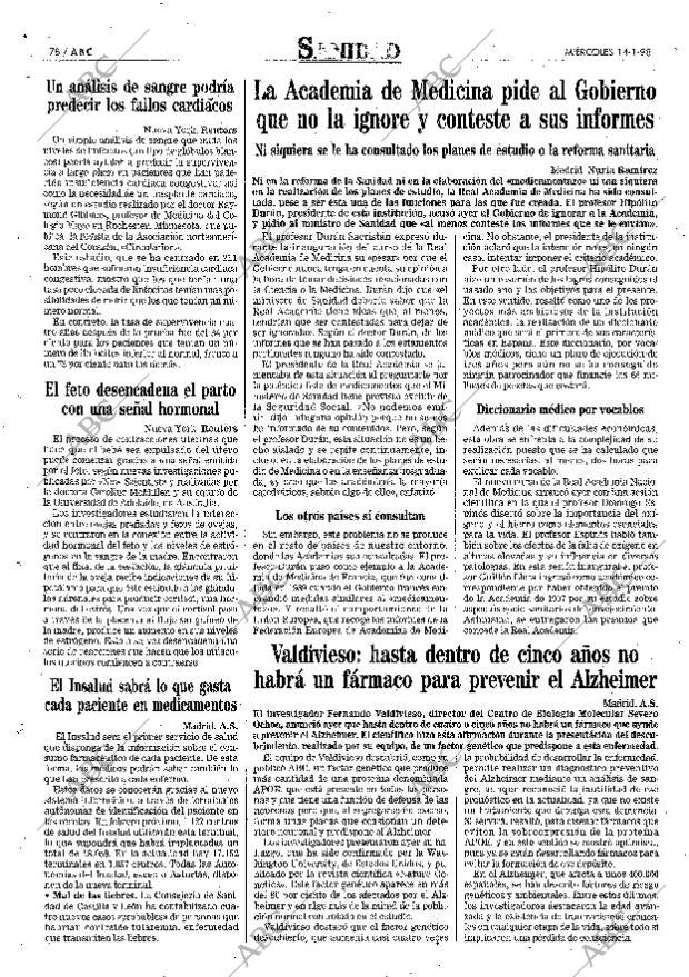 ABC MADRID 14-01-1998 página 78